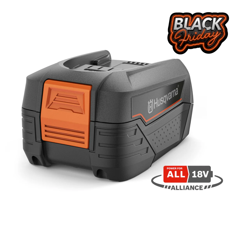 Husqvarna Aspire 18V 4.0Ah Battery - 18V B72 4.0Ah Long-Lasting Battery for Aspire and POWER FOR ALL equipment!