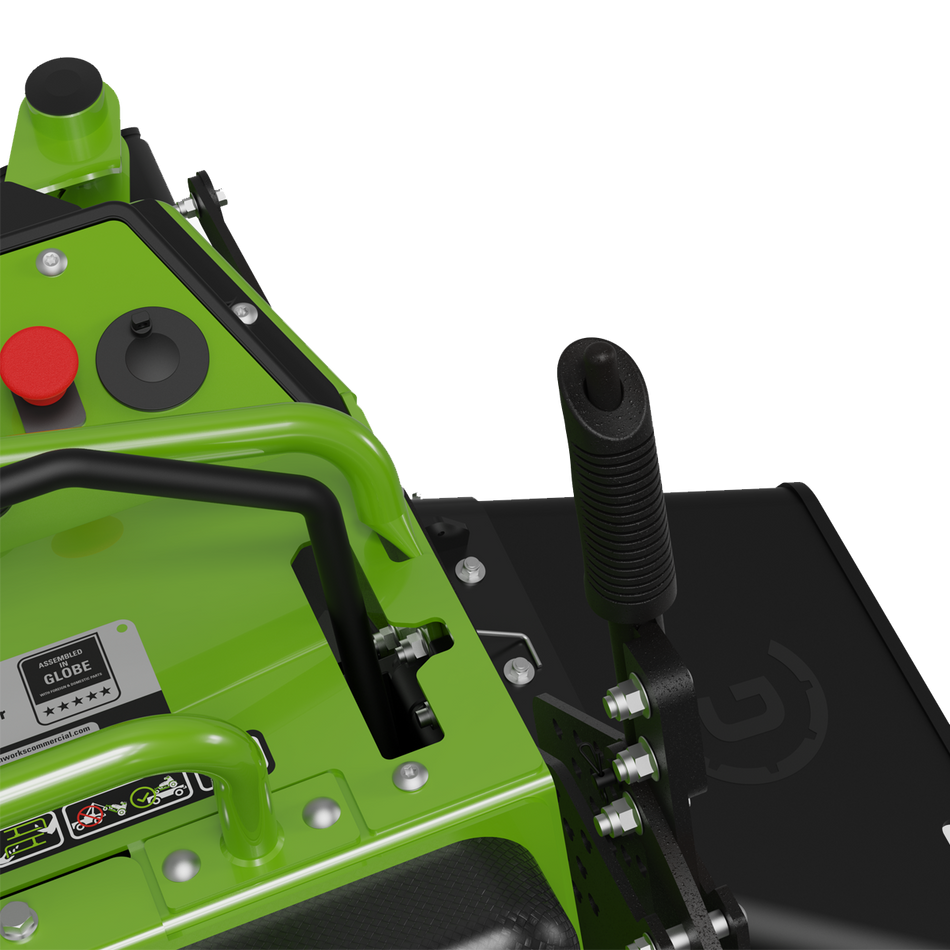 Greenworks CZ36S8X 82V OptimusZ 36" Stand-On Zero Turn Mower (8kWh) [7401307AU] - Maintain peak driving performance and comfort on various terrain type.