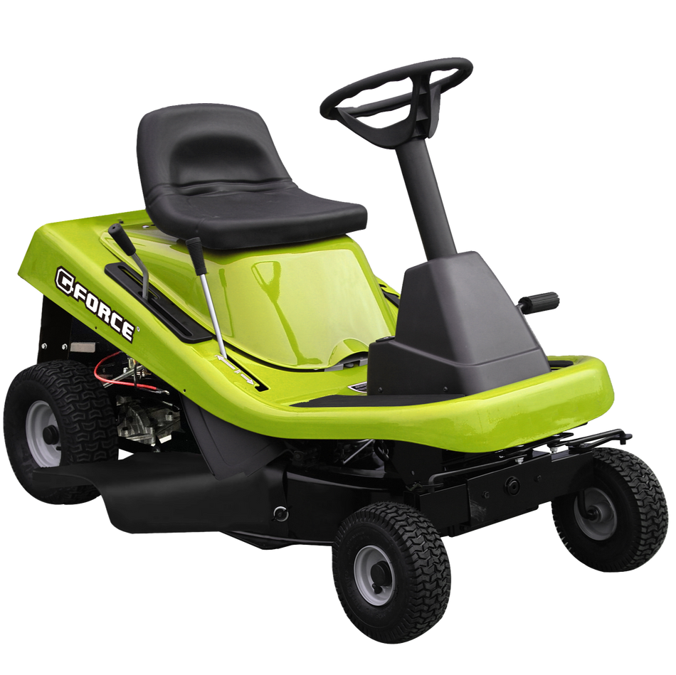 G-Force GLR-30H Ride-On Mower - Powerful 432cc OHV engine and a wide 750mm cutting width.