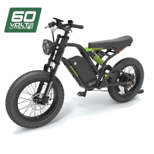 Greenworks 60V VENTURE Series 20” Fat Tyre Electric All Terrain Bike