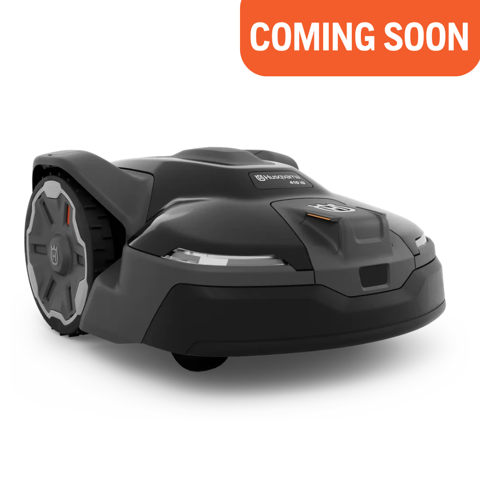 Husqvarna Automower® 410 iQ - Precision lawn care, reimagined – up to 0.5 acres / 2,000 m² capacity.