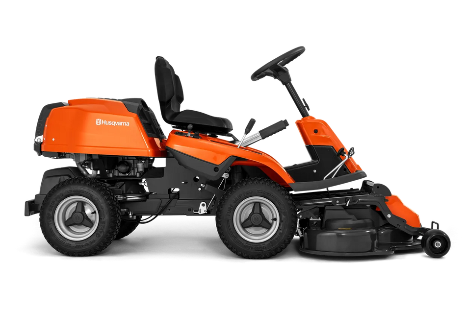 Husqvarna R 214TC Ride-On Front Mower - Versatile and easy-to-use rider.