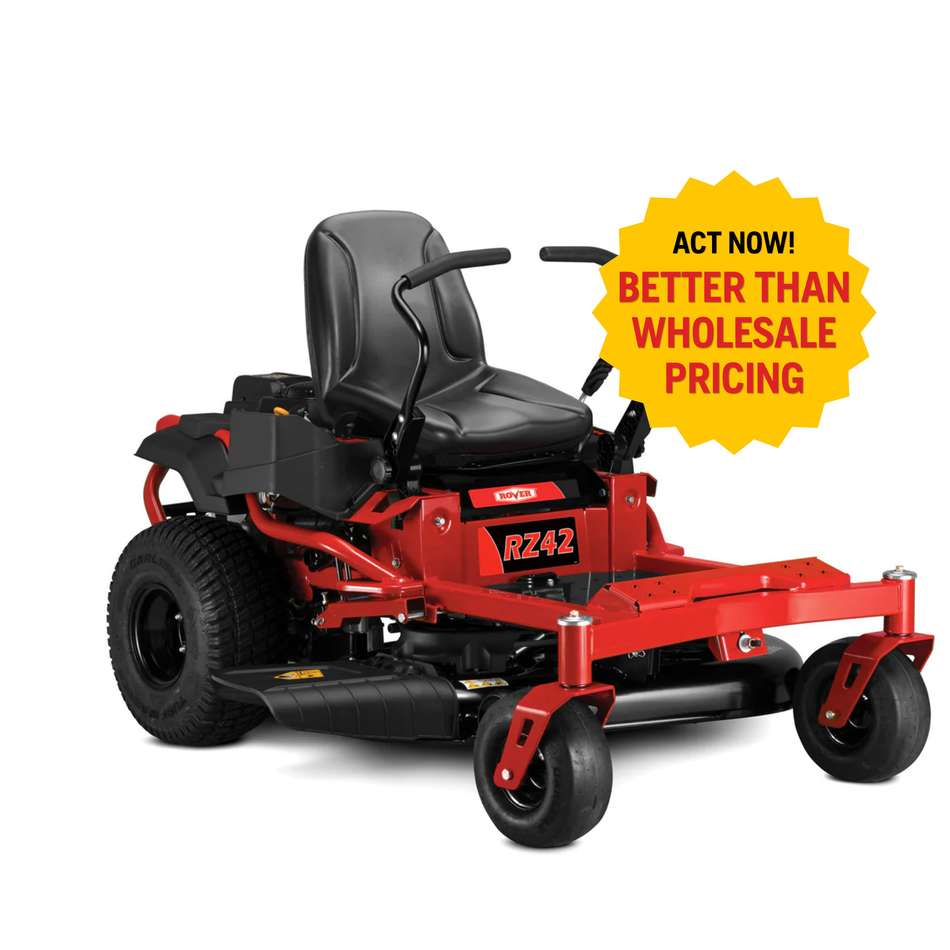Rover RZ 42 Zero Turn Mower - 679cc V-Twin powered, 42" Cut & EXTRA STRONG Frame