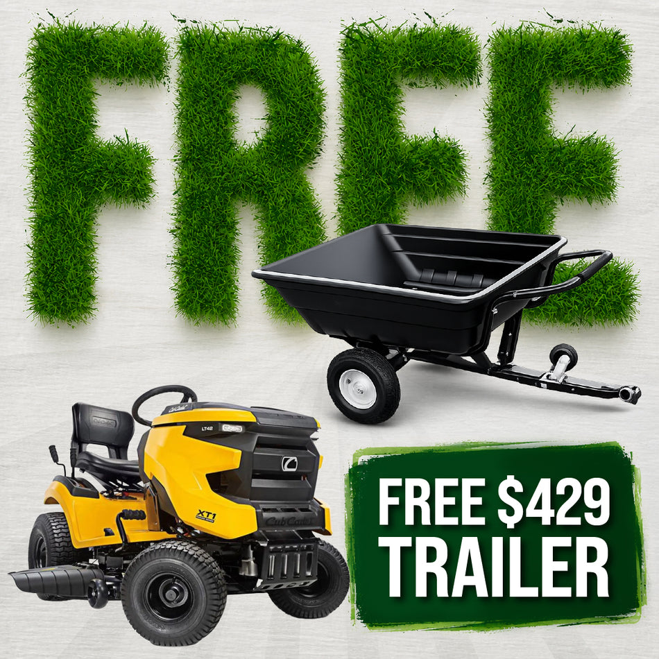 Cub Cadet XT1 LT42 IntelliPower - Fully Auto, 42" cut & IntelliPower tech with FREE $429 TRAILER!