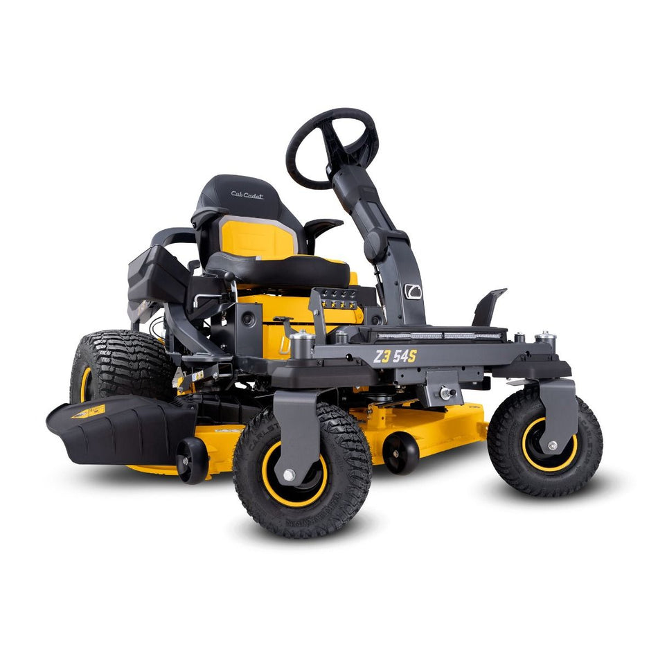 Cub Cadet Z3 54 S Zero Turn Mower - Zero turn agility and stable safe handling on slopes for challenging terrain.