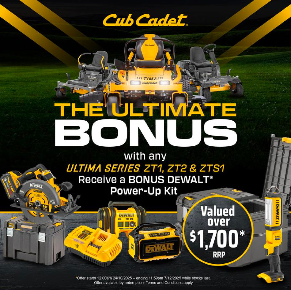 Cub Cadet ZT1 42 E Electric Zero Turn - 56V MAX 3000Wh Battery, 42in Steel Deck, 6yr Warranty!