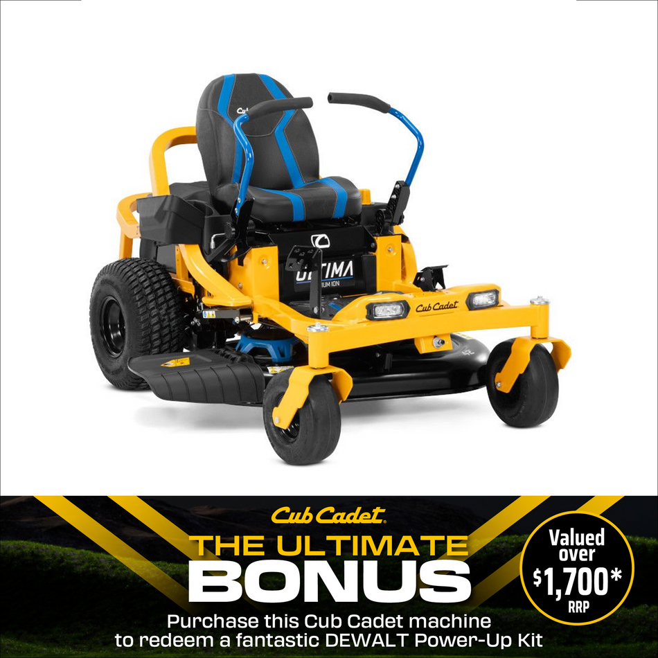 Cub Cadet ZT1 42 E Electric Zero Turn - 56V MAX 3000Wh Battery, 42in Steel Deck, 6yr Warranty!