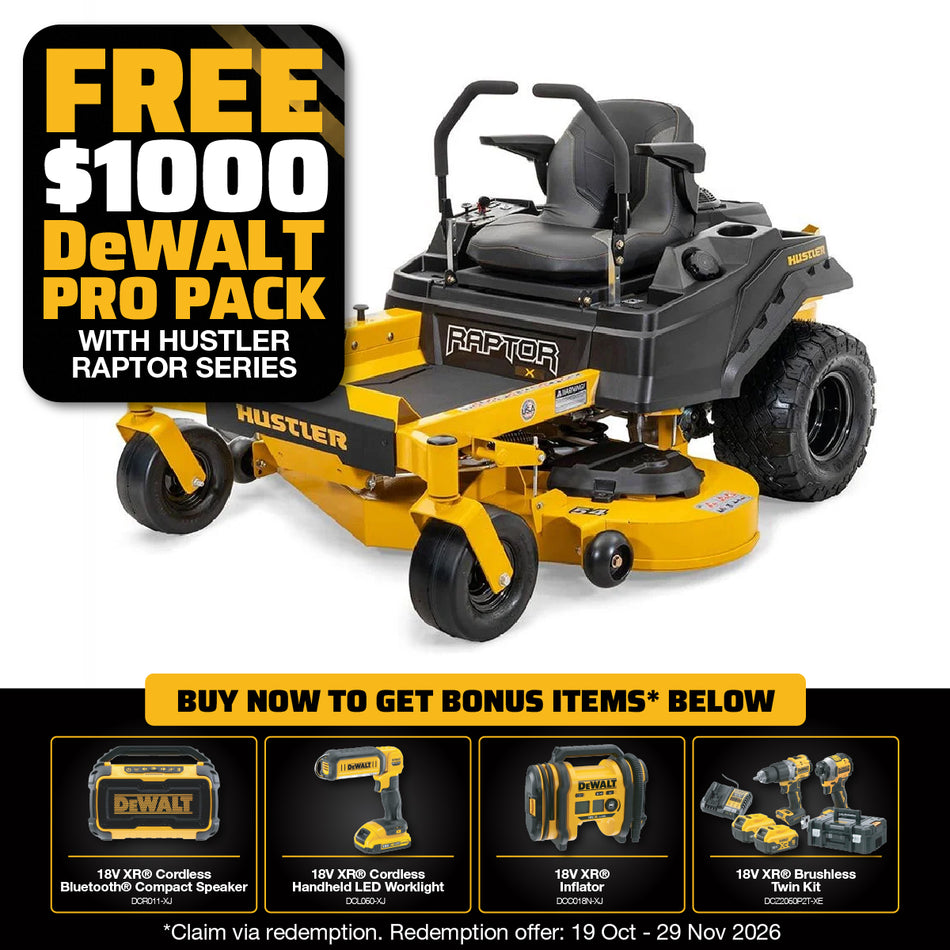 Hustler Raptor X 54 Zero Turn - Power and precision in a commercial-grade mower