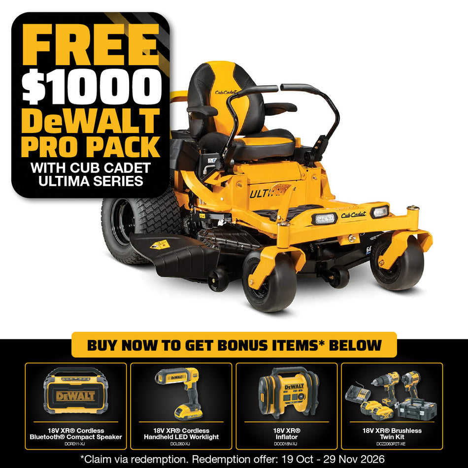 Cub Cadet Ultima ZT2 54 Zero Turn Mower - 23HP V-Twin Kawasaki Engine, Zero-Turn Agility, Aeroforce 54" Deck Design