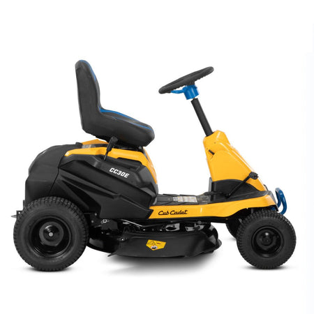 Cub Cadet-CC30E Electric-Blue Trim - 56V Brushless Electric engine & 30" Steel Deck, 5 year warranty!-Battery Powered Ride On-