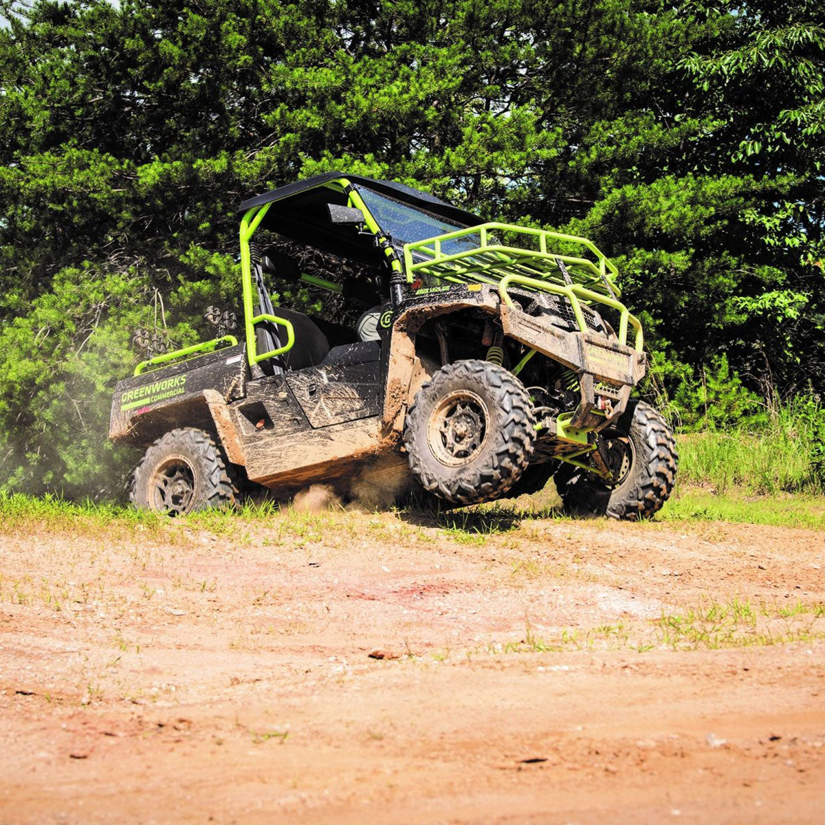 Greenworks 16kWh Utility Vehicle - High Performance All-Terrain 82V, 16kWh Battery, superior performance!-Ride On Mowers Online