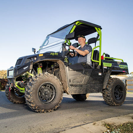 Greenworks 16kWh Utility Vehicle - High Performance All-Terrain 82V, 16kWh Battery, superior performance!-Ride On Mowers Online