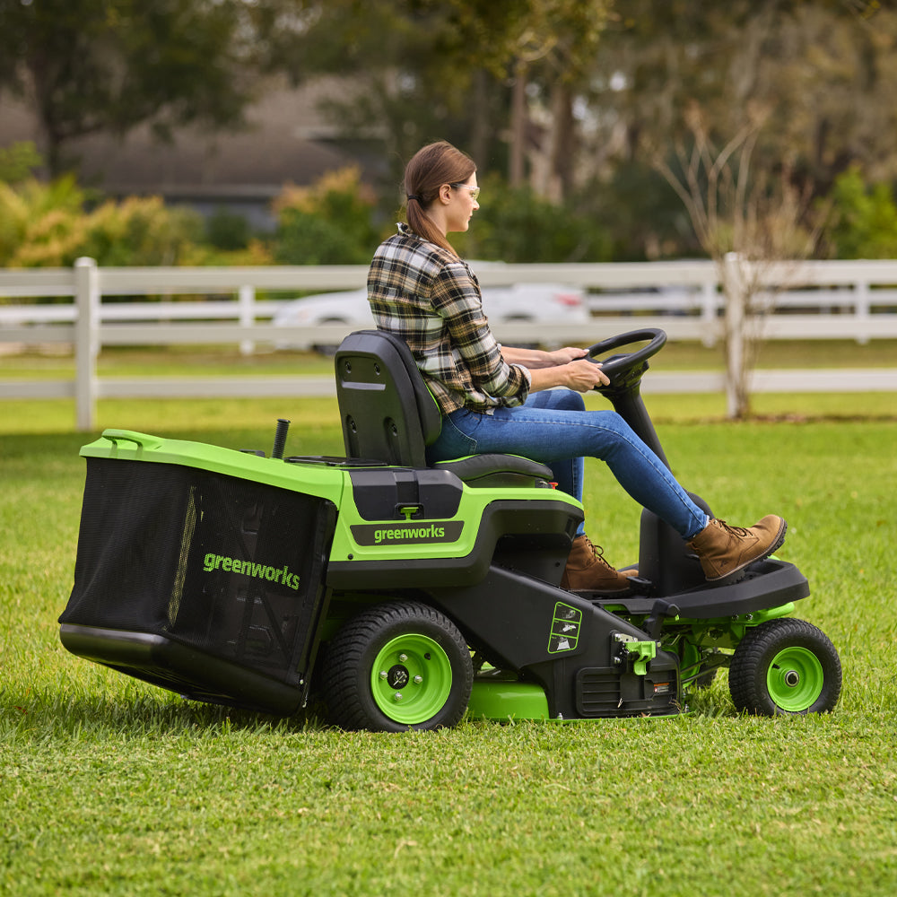 Greenworks 60V Pro 30” Compact Ride-On Lawnmower-Ride On Mowers Online