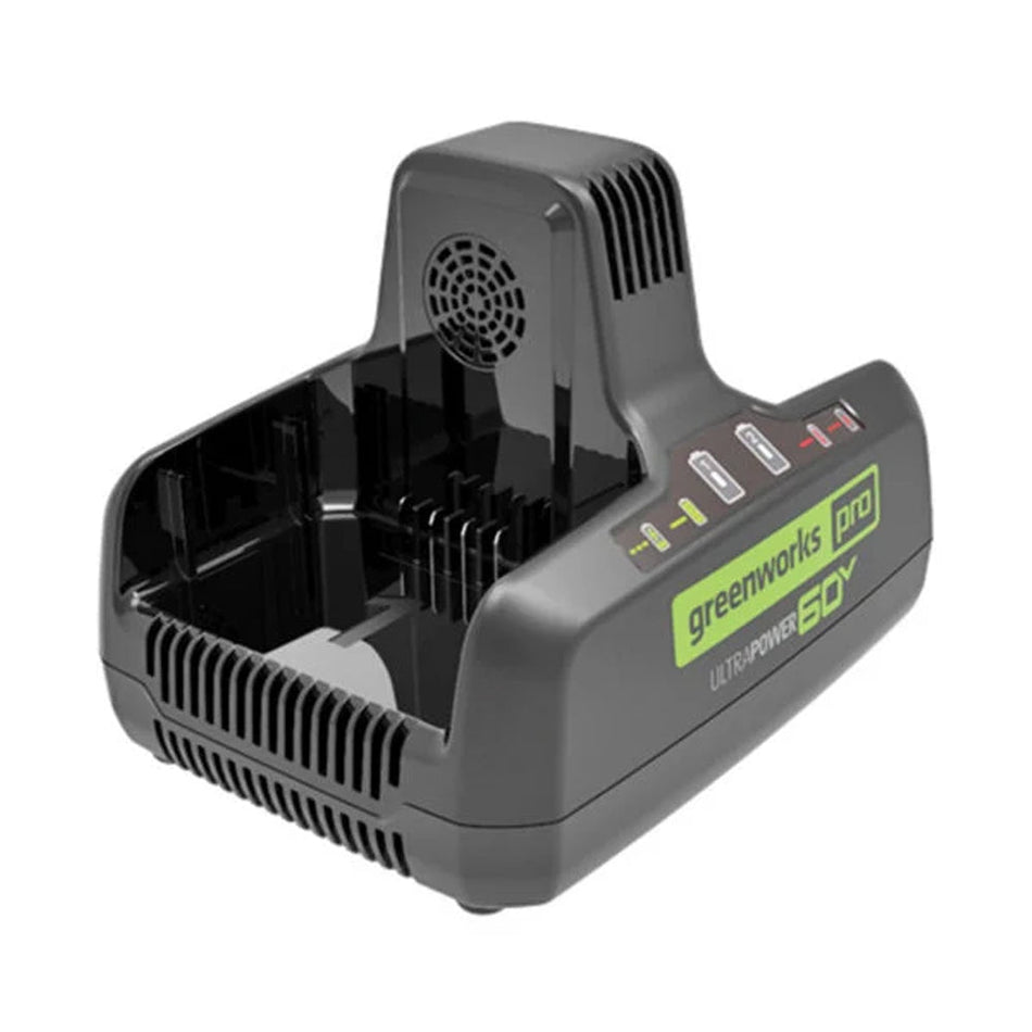 Greenworks 60V Pro Dual Port Charger (10A)-Ride On Mowers Online