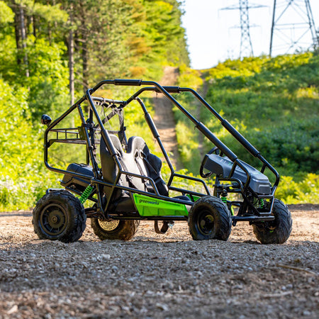 Greenworks 60V STEALTH Series All-Terrain 2-Seat Electric Youth Go-Kart-Ride On Mowers Online