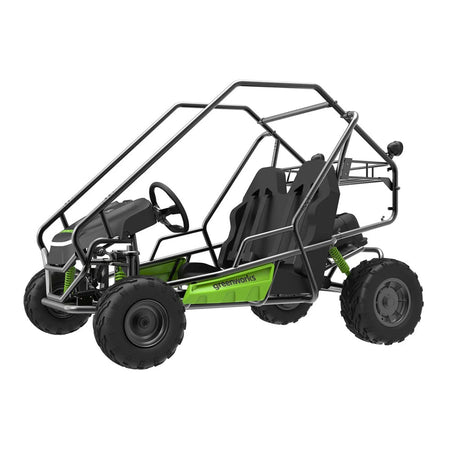 Greenworks 60V STEALTH Series All-Terrain 2-Seat Electric Youth Go-Kart-Ride On Mowers Online