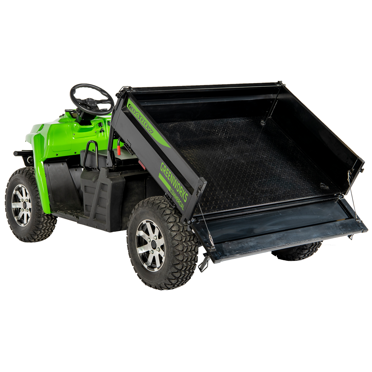 Greenworks 82V Work UTV CU400W - Robust 8kWh Work UTV, can go up to 105km on a single charge!-Ride On Mowers Online