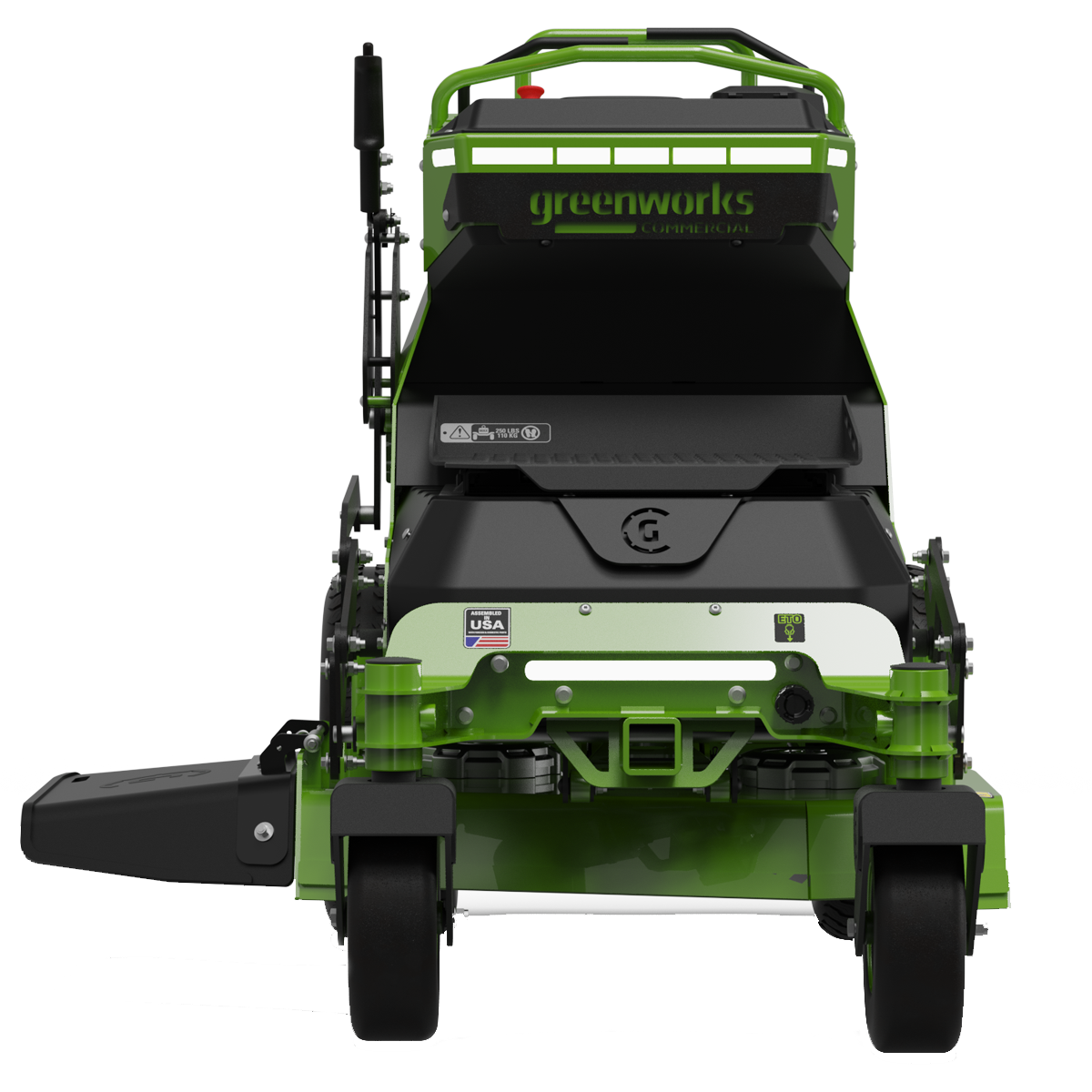 Greenworks OptimusZ 32'' Zero Turn - Commercial 8kWh Stand-On Zero Turn, 5hours runtime, 4G GPS connectivity!-Ride On Mowers Online