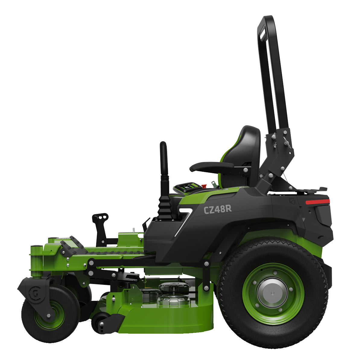 Greenworks OptimusZ 48'' Zero Turn - Tackle slopes up to 15° - cut grass at up to 26kph - 18kWh fully electric!-Ride On Mowers Online