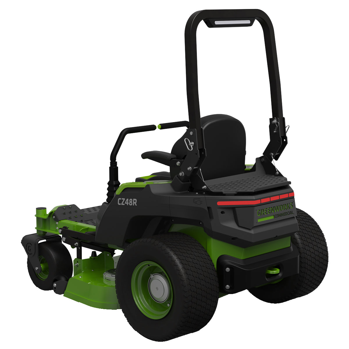 Greenworks OptimusZ 48'' Zero Turn - Tackle slopes up to 15° - cut grass at up to 26kph - 18kWh fully electric!-Ride On Mowers Online