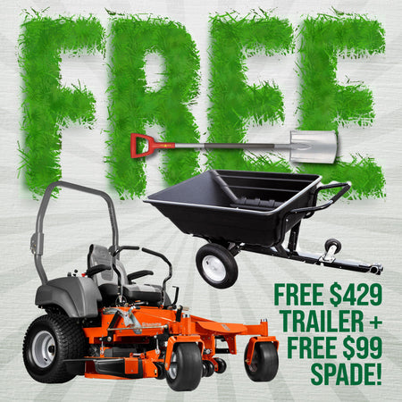 Husqvarna MZ48 Zero Turn - 23HP Kawasaki V-Twin Engine, 48" Fabricated ClearCut Deck + $528 FREE GIFTS-Ride On Mowers Online