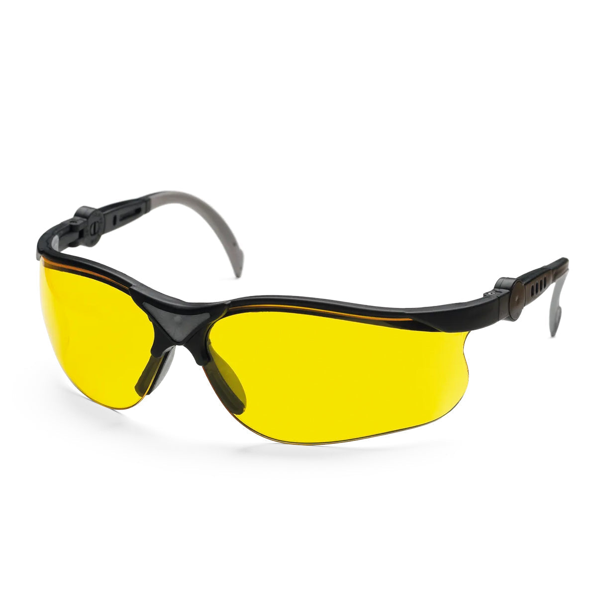 Husqvarna-Protective Glasses X Series - Adjustable frames and scratch resistant lenses that can be angled-Safety Goggles-Yellow X (5 Pack)-