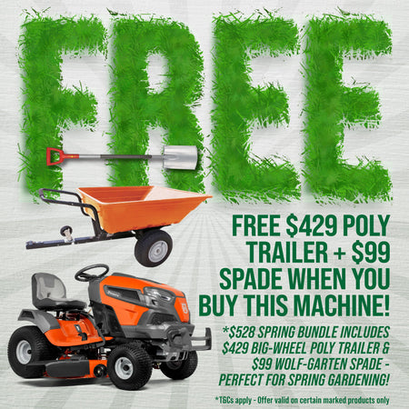 Husqvarna-TS142TXD Lawn Tractor - Fully Auto 26HP V-Twin 42"Cut with $1519 IN SAVINGS & FREE STUFF!-Ride On Mower-