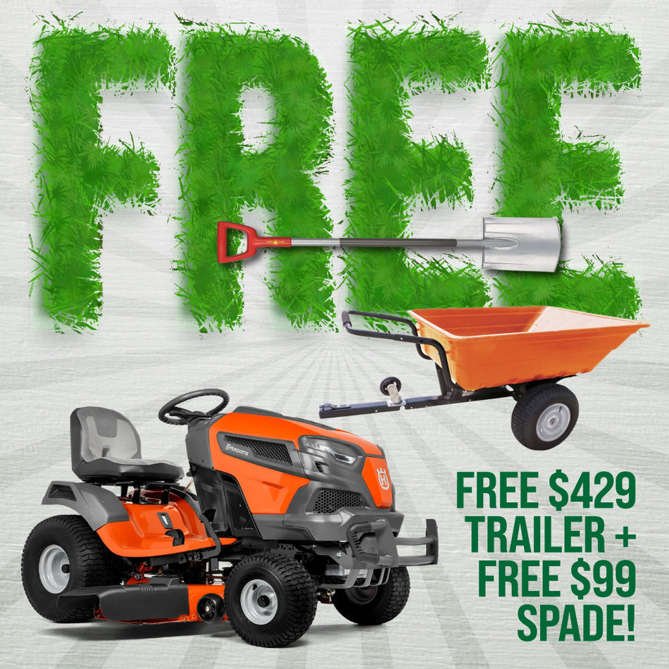 Husqvarna TS142TXD Lawn Tractor - Fully Auto 26HP V-Twin 42"Cut with $1519 IN SAVINGS & FREE STUFF!-Ride On Mowers Online