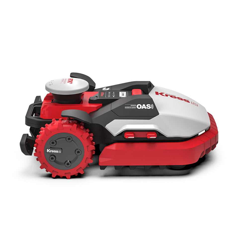 Kress Mission Mega RTKn 12000 Mower - Advanced robotic mower for lawns up to 18000m², RTKn tech, OAS, no wires!-Ride On Mowers Online