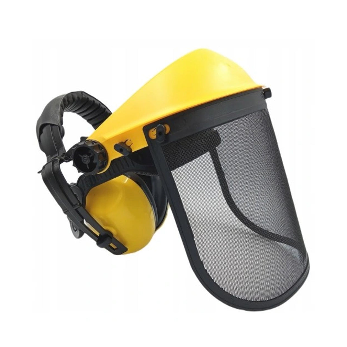 RedGum Safety Visor With Ear Muffs - Great Value Safety Visor with Ear Muffs for your comfort and protection!-Ride On Mowers Online