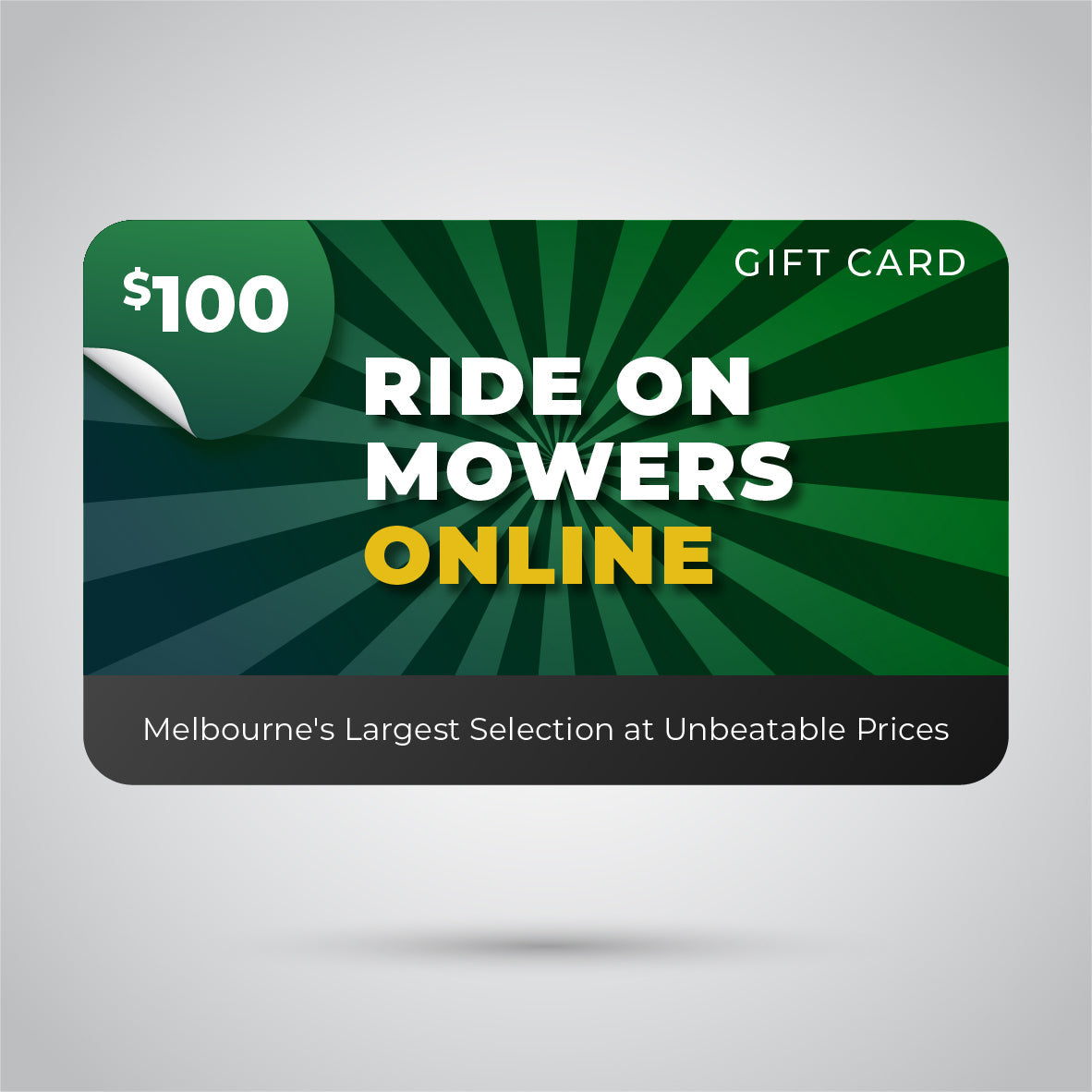 Ride On Mowers Online-Ride On Mowers Online Gift Card-Gift Card-$100.00-