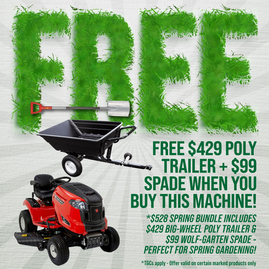 Rover Lawn King 21/42 Ride On Mower - 21.5HP Kawasaki, auto diff lock & 42" deck - FREE $429 TRAILER & $99 SPADE!-Ride On Mowers Online