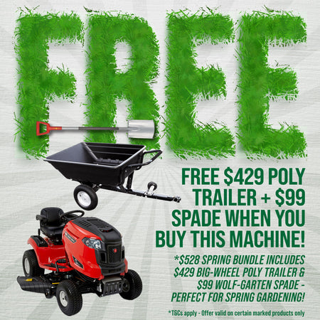 Rover-Lawn King 21/42 Ride On Mower - 21.5HP Kawasaki, auto diff lock & 42" deck - FREE $429 TRAILER & $99 SPADE!-Ride On Mower-